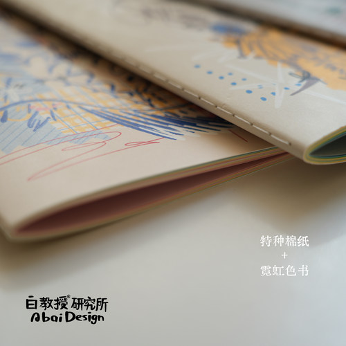 白教授研究所TN旅行手帐本彩色内页 高定系列 ABAIDESIGN原创设计 - 图3