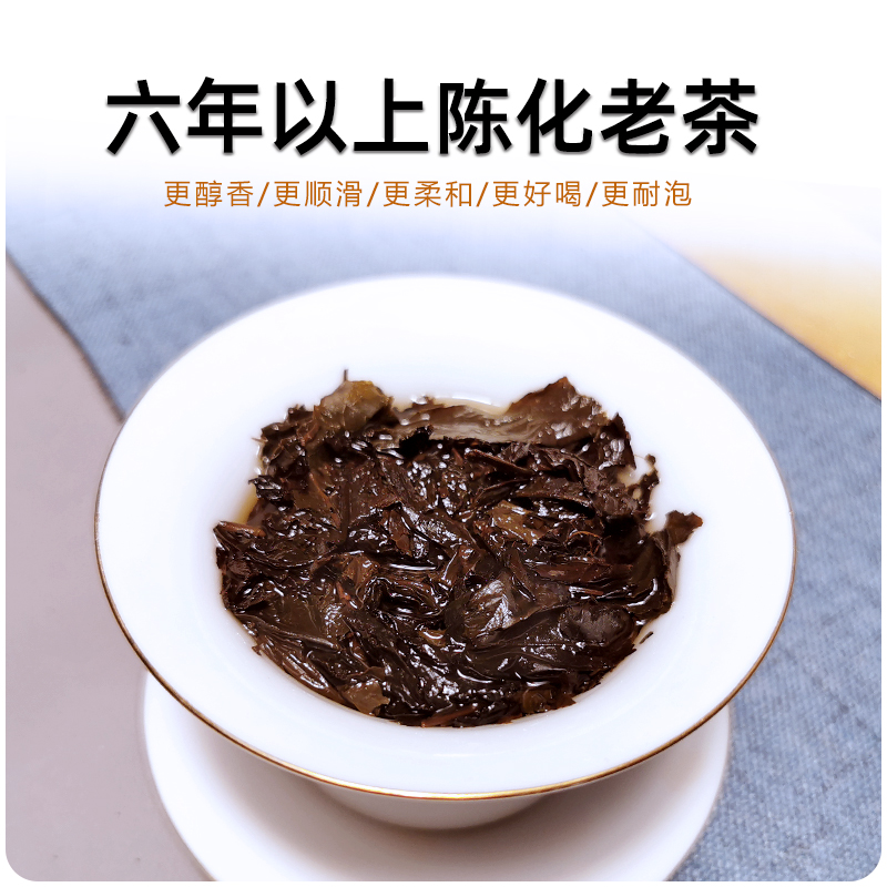 雅安藏茶 8年陈化特级康砖500g四川黑砖茶边茶做奶茶酥油茶臧茶-图1