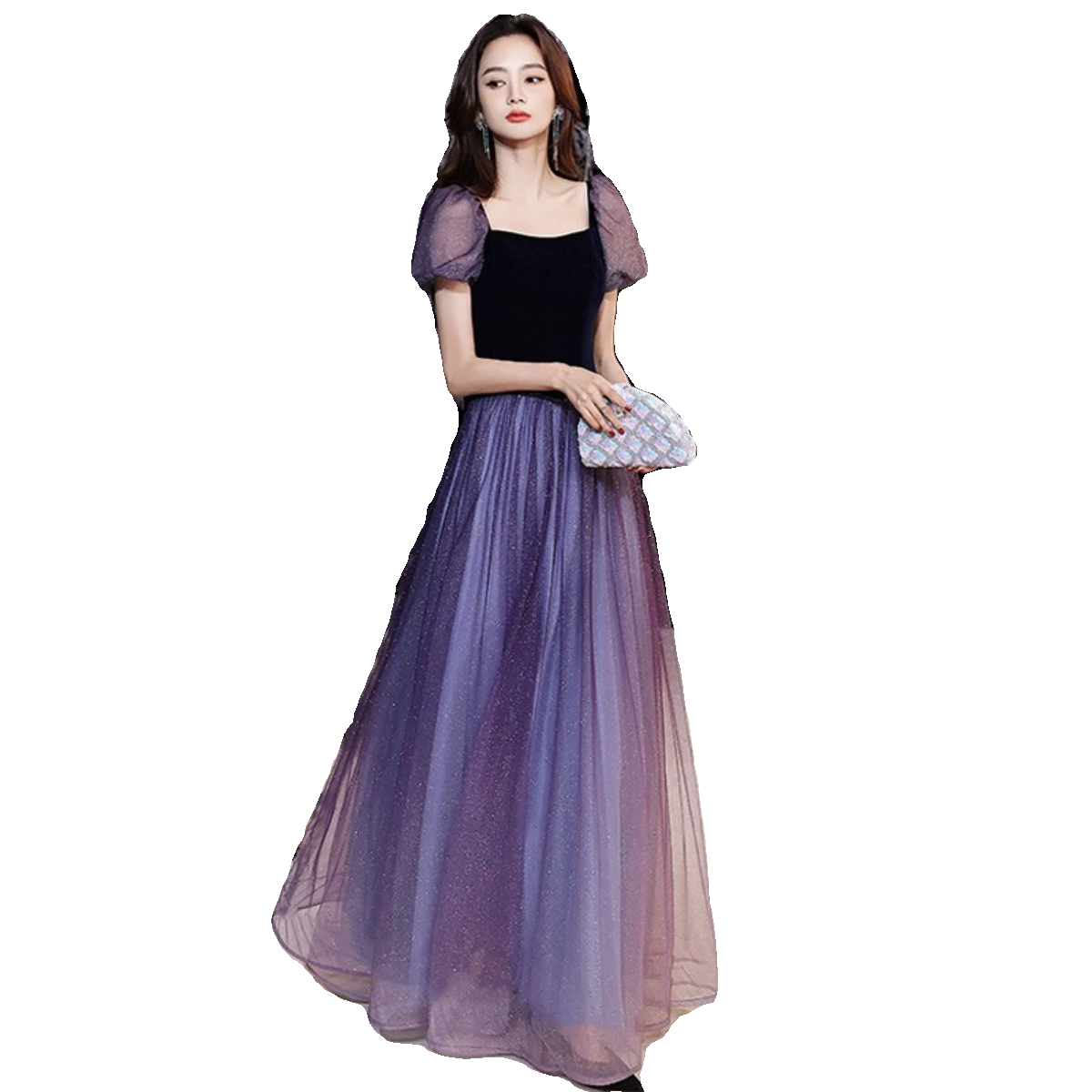 晚礼服女气质2024新款高级感长款高端名媛轻奢小众年会宴会连衣裙