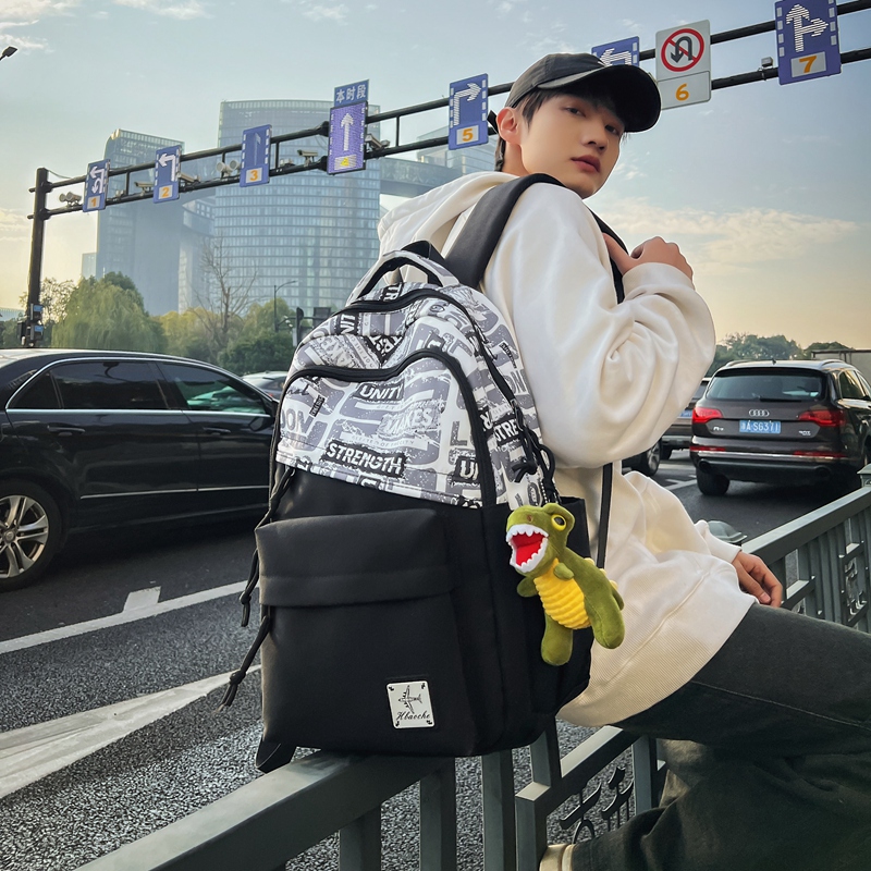 Backpack Men's Backpack Fashion Street Bag