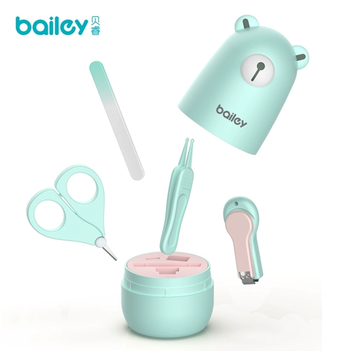 Детские маникюрные кусачки, безопасный детский комплект для младенца для новорожденных для ногтей