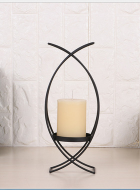 欧式餐厅家居蜡烛台架烛台摆件烛台架金属铁艺烛台架
