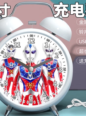 K款杂8闹钟音乐儿童玩具男孩女5-7岁益智生日礼物泰罗恐龙奥特曼