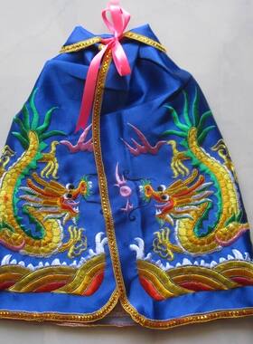 关公神像披风佛衣41cm