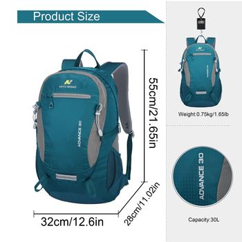 ກະເປົາປີນພູກາງແຈ້ງ backpack cycling ultra-light backpack travel lightweight women's hiking cross-country tourism men's waterproof 30 liters