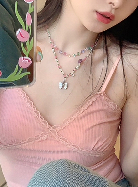 新款海边沙滩度假叠戴项链