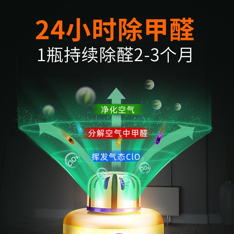 必酷蕾除甲醛清除剂去甲醛神器吸甲醛新房家用家具祛异味二氧化氯-图1