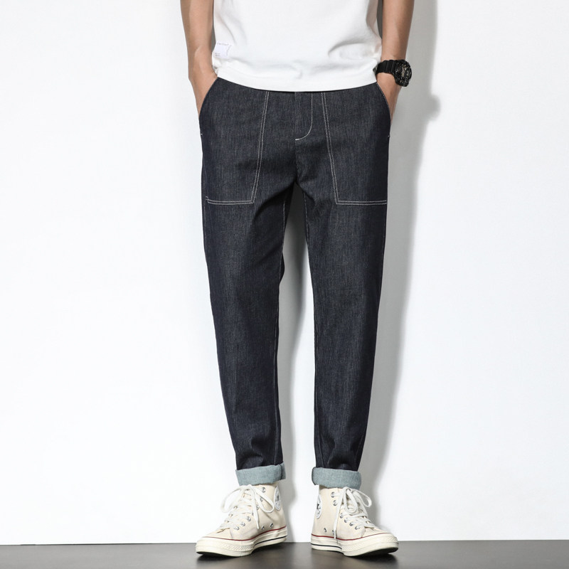 7号仓库昱本男装潮牌宽松牛仔裤男春夏经典复古哈伦裤2026年春款,淘宝优惠券,粉丝福利购,淘宝优惠卷