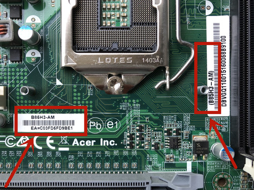 宏基ACER 方正文祥 D630 Q87H3 B85H3-AM 1150 台式机主板 12P - 图3