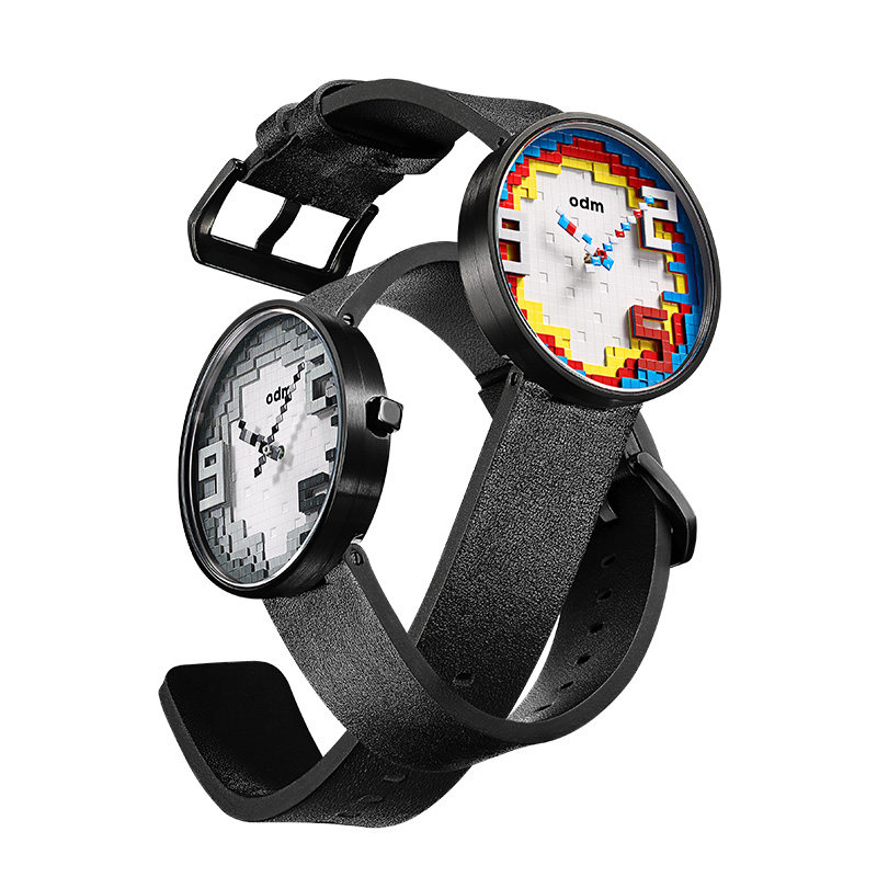 odm欧迪姆女像素创意概念石英表 odm国产腕表