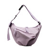 Large-capacity dumpling bag for women 2026 new lightweight broadband messenger bag nylon canvas commuter bag sports cycling bag