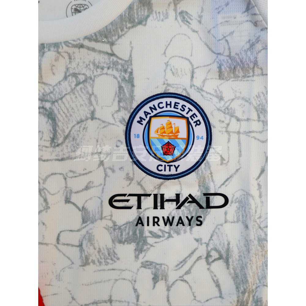 彪马 曼城2025世俱杯主场球迷版17号德布劳内短袖足球服781068-07 - 图1