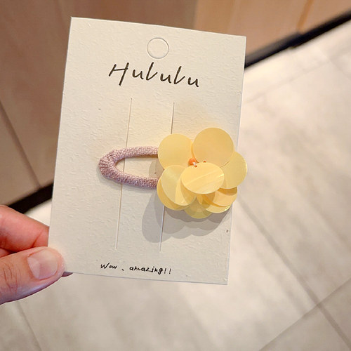 儿童亮彩色立体花朵侧边公主发卡刘海碎发夹女宝宝bb夹子女童头饰 - 图2