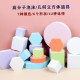 Photo props geometry cube Morandi color