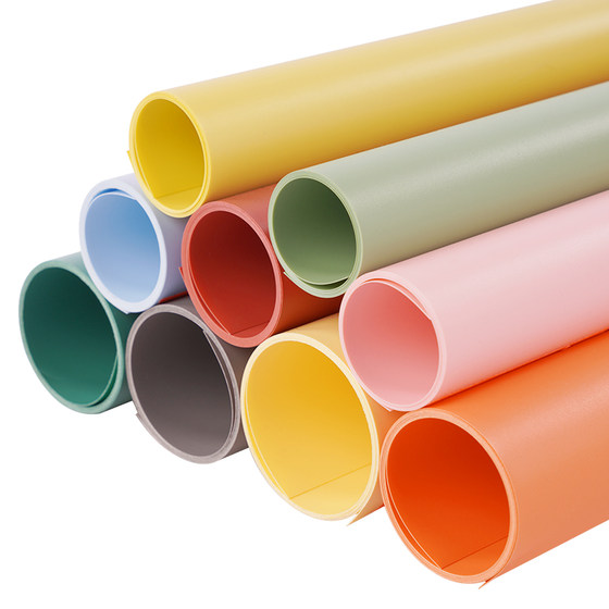 Morandi color pvc waterproof double-sided cardboard background cloth