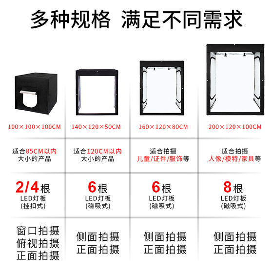 LED large studio 200cm portrait photo light box