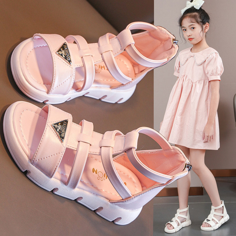 Summer girls sandals sports princess children's Roman shoes