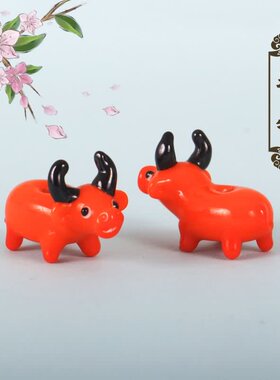 diy琉璃珠十二生肖手工项链吊坠