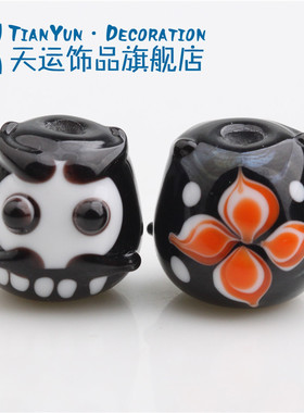 山水名物14mm精品日式达摩琉璃珠