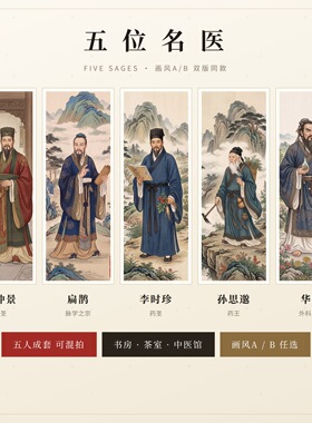 名医白描线稿描摹工笔画临摹装饰