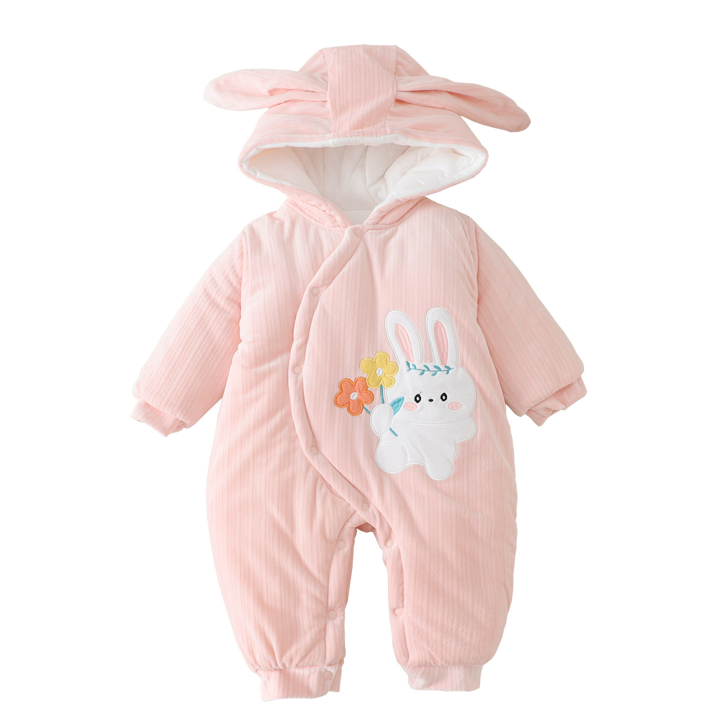 婴幼儿冬季加厚棉服宝宝连体衣夹棉300g保暖棉衣哈衣外出服秋冬,淘宝优惠券,粉丝福利购,淘宝优惠卷