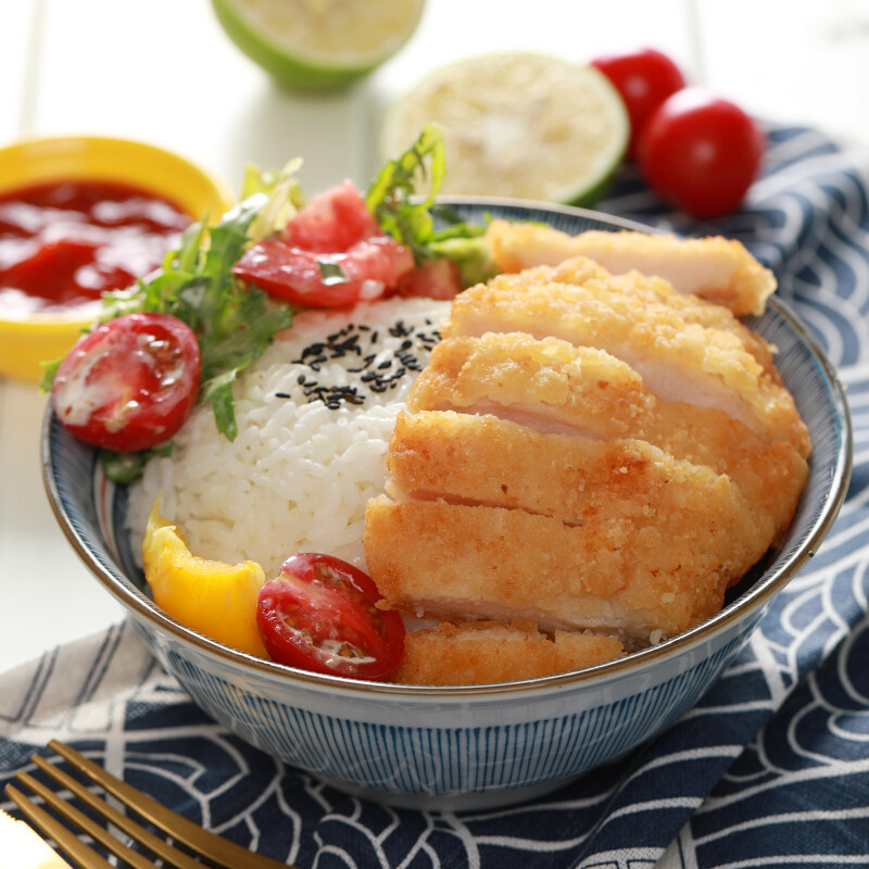 瑞发德油炸小吃黄金脆鸡排咔嗞鸡排裹粉半成品鸡排饭套餐整箱包邮_虎窝淘