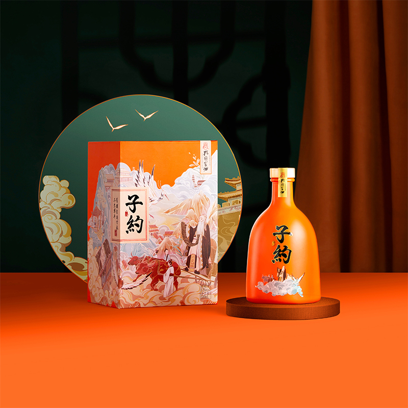 孔府家酒·子约52°国潮纯粮食白酒浓香型500ml*6瓶整箱国产礼盒