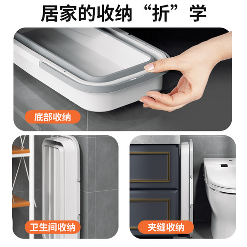 可折叠拖把桶长方形拖地拖布桶平板拖把挤水桶单桶沥水盆洗车涮地 - 图3