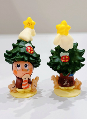 新款dimoo潮玩改娃萌粒diy配件装饰桌面摆件车载摆件装饰送胶贴