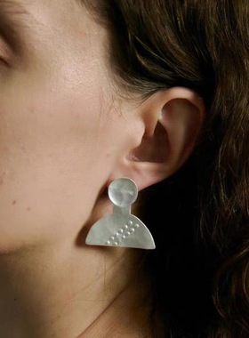 民族风半圆柄勺子吊坠项链简约高级感长项链复古小众设计款吊坠女