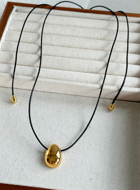 设计师款水滴造型项链