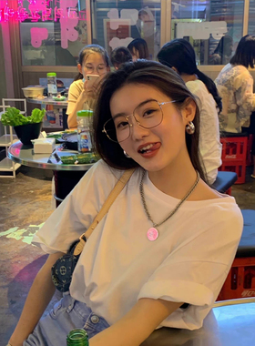 迪丽热巴同款简约金属粗耳圈hoop