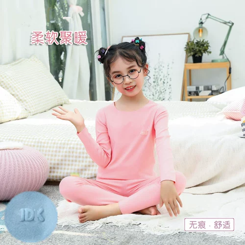 Детская осенняя бархатная пижама для мальчиков, удерживающий тепло детский костюм мальчика цветочника, термобелье