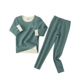 Детская демисезонная пижама, удерживающее тепло утепленное термобелье для мальчиков, бархатное нижнее белье