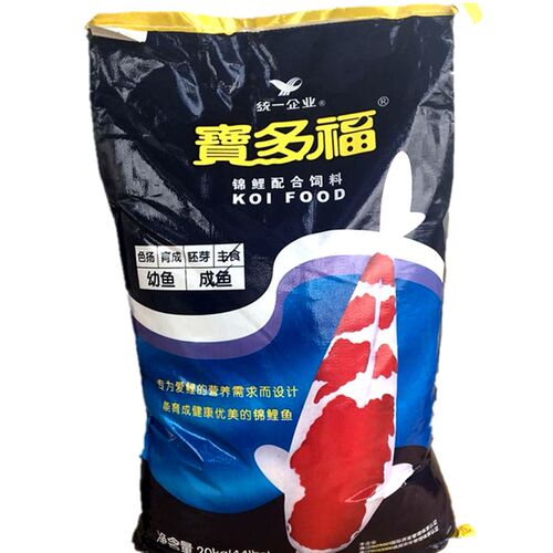 台湾统一宝多福大包装鱼食粮螺旋藻日本锦鲤饲料上浮增色不浑水 - 图2
