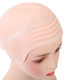 Fake latex bald head cover COS makeup scalp