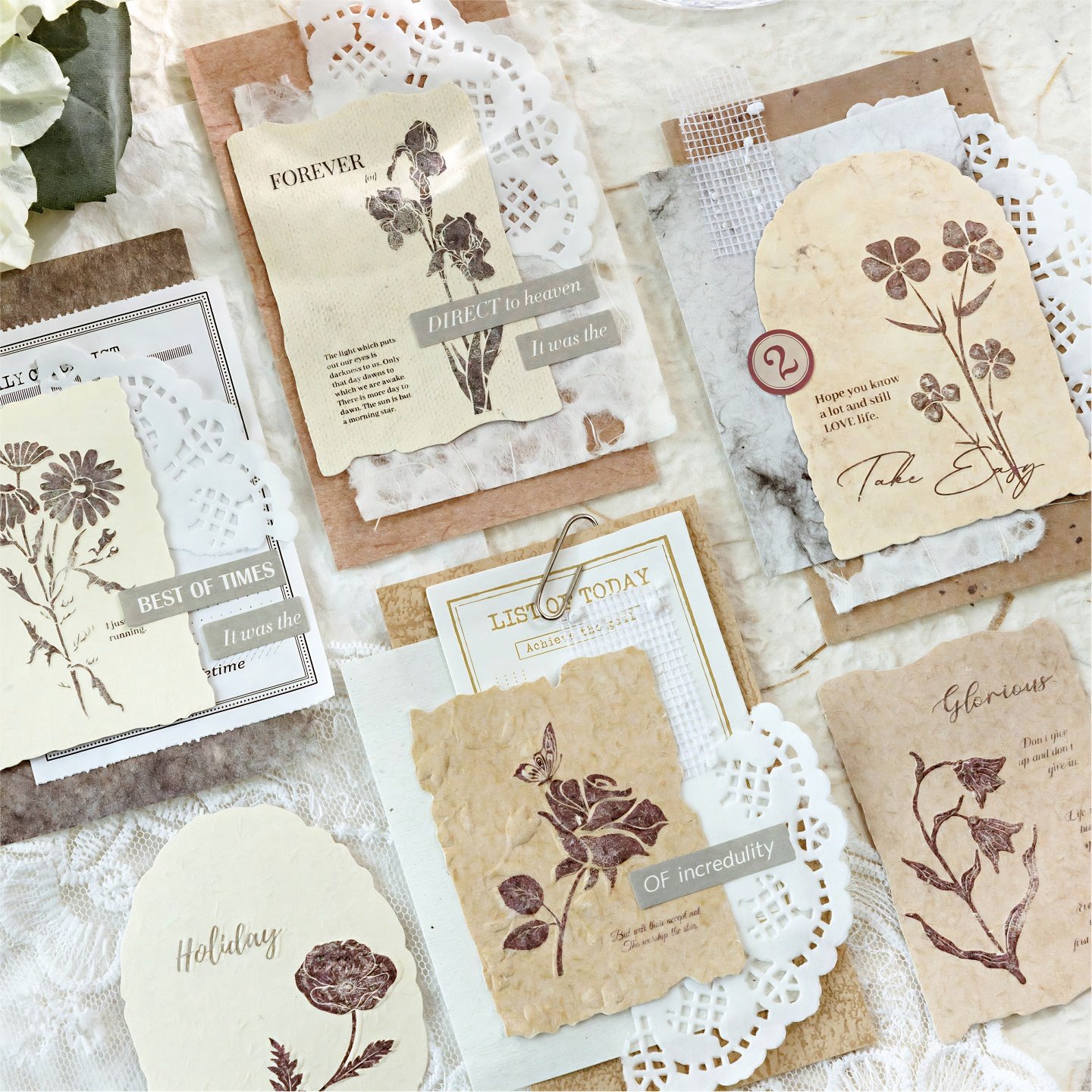 陌墨凸版浮雕香草纸火柴盒手账装饰贴纸林间序曲轻复古手帐素材,淘宝优惠券,粉丝福利购,淘宝优惠卷