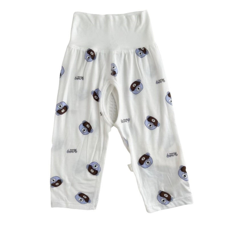 婴儿裤子夏季无骨开裆裤男女宝宝莫代尔薄款凉快新生儿护肚开裆裤,淘宝优惠券,粉丝福利购,淘宝优惠卷