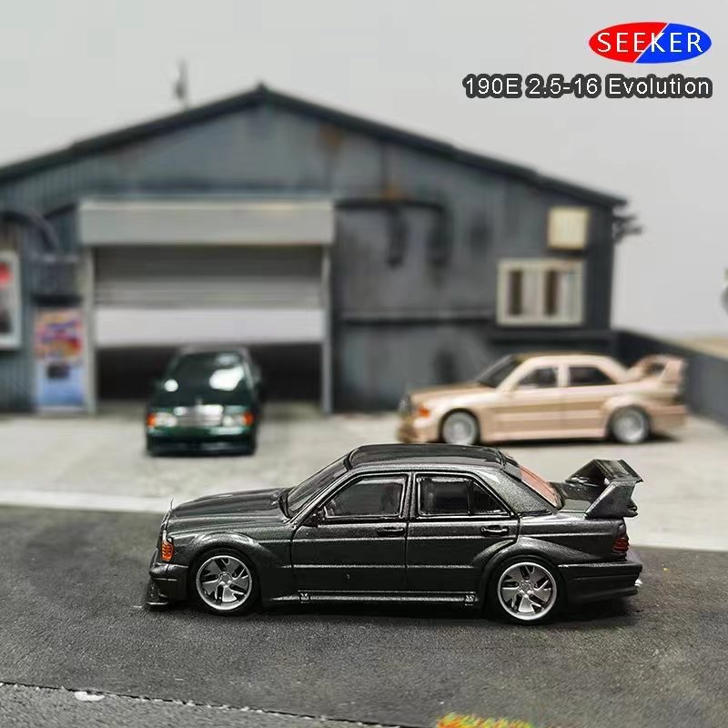 [PDS]SEEKER 1:64 奔驰Benz190E 2.5-16 合金仿真汽车模型 收藏品 - 图2