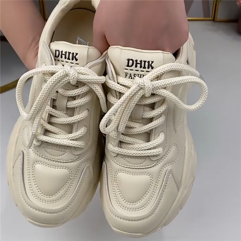 厚底老爹鞋女复古圆头增高皮鞋女深口小个子英伦风轻便软底休闲鞋,淘宝优惠券,粉丝福利购,淘宝优惠卷