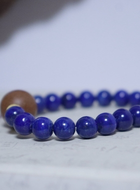 手工古法合香香珠，龙涎香珠，合香手串 搭配青金石