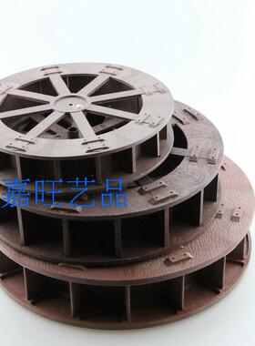 假山树脂喷泉招财塑料配件风水轮