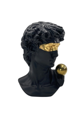 金箔美术石膏像树脂雕塑装饰摆件