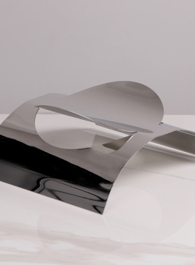 简约创意不锈钢水果盘装饰家居客厅餐桌茶几轻奢摆件收纳托盘