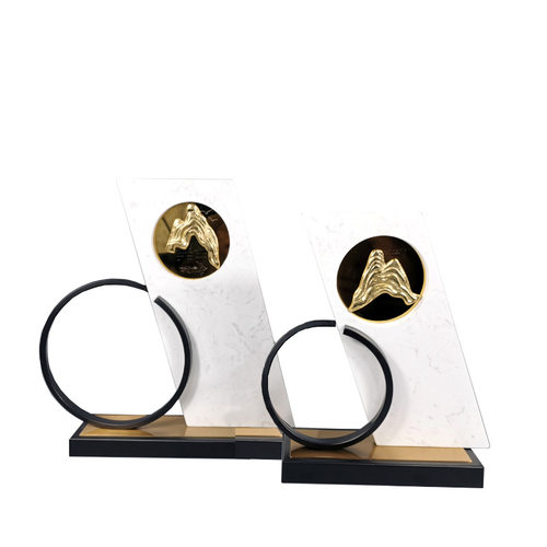 新中式创意家居摆件样板房客厅玄关酒柜酒店桌面摆件软装配饰品 - 图3