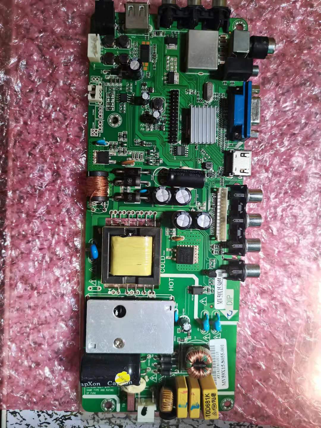 原装欧宝丽LED39V2主板MV59X15.S055.001屏39CM110.CN39HC701 - 图2