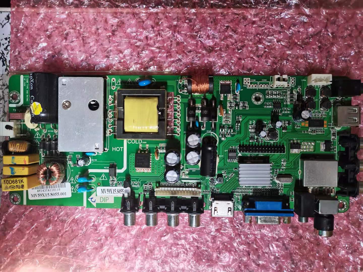原装欧宝丽LED39V2主板MV59X15.S055.001屏39CM110.CN39HC701 - 图1