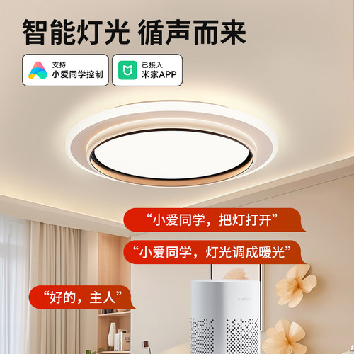 全光谱led吸顶灯遥控卧室2026新款主卧简约现代护眼儿童房间照明 - 图3
