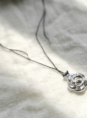 韩国小众简约可抽拉调节毛衣链