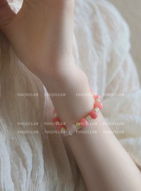 名族风少女小众弹力手串